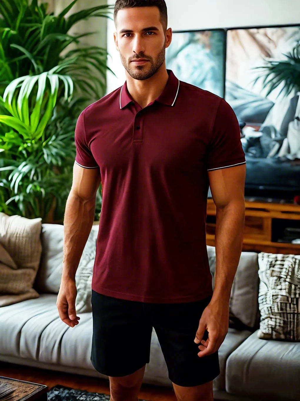 4 Pack Mens Polo Shirts Short Sleeve Moisture Wicking Golf Polo Athletic Collared Shirt Tennis T-Shirt Tops