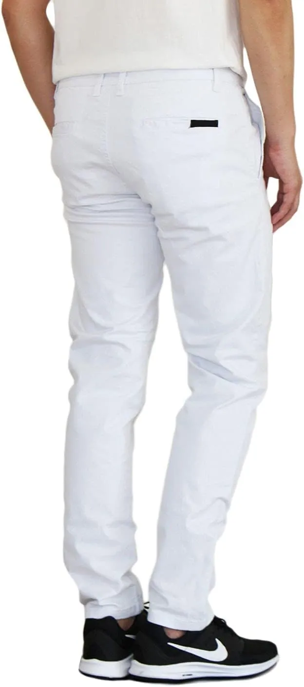 AIRNINE Men's Casual Stretch Chino Skinny Pants Size 28 to 48