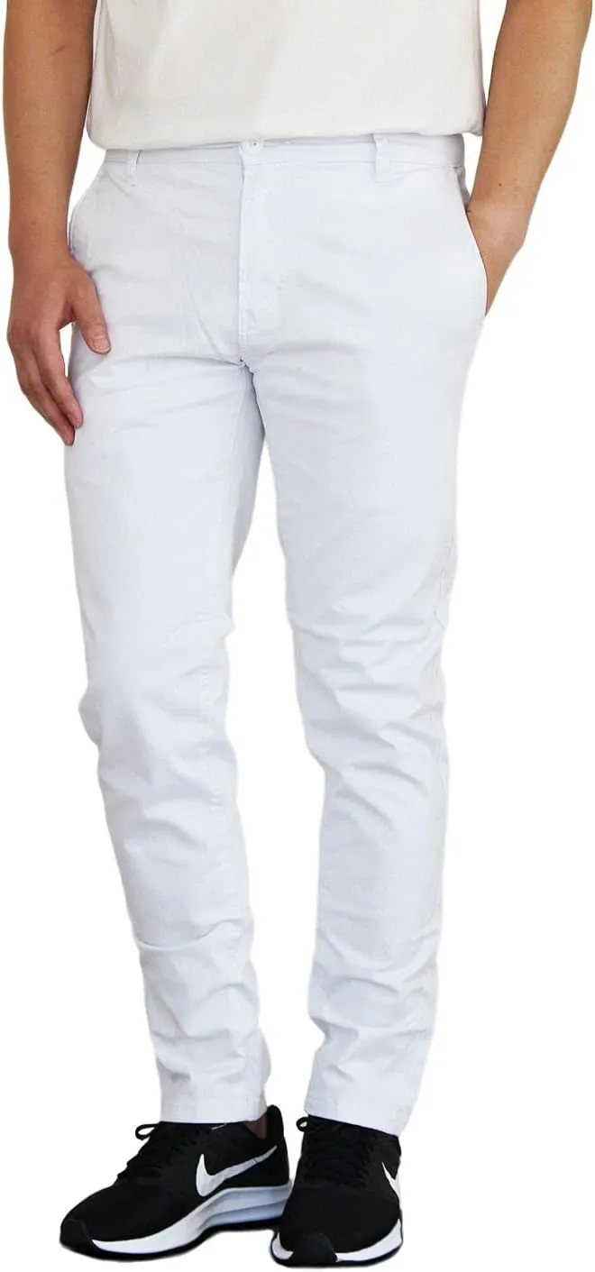 AIRNINE Men's Casual Stretch Chino Skinny Pants Size 28 to 48