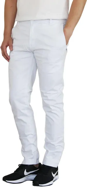 AIRNINE Men's Casual Stretch Chino Skinny Pants Size 28 to 48
