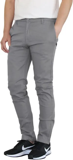 AIRNINE Men's Casual Stretch Chino Skinny Pants Size 28 to 48