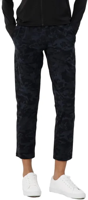 AJISAI Petite/Regular Women's 7/8 Joggers Travel Pants with Pockets Lounge Casual Stretch Workout Pants