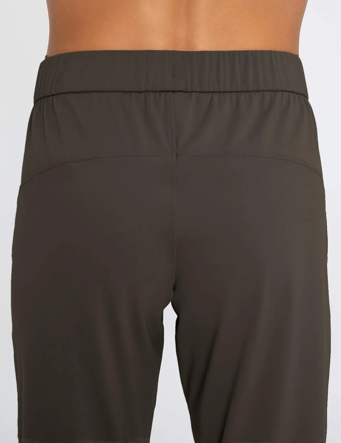 AJISAI Petite/Regular Women's 7/8 Joggers Travel Pants with Pockets Lounge Casual Stretch Workout Pants