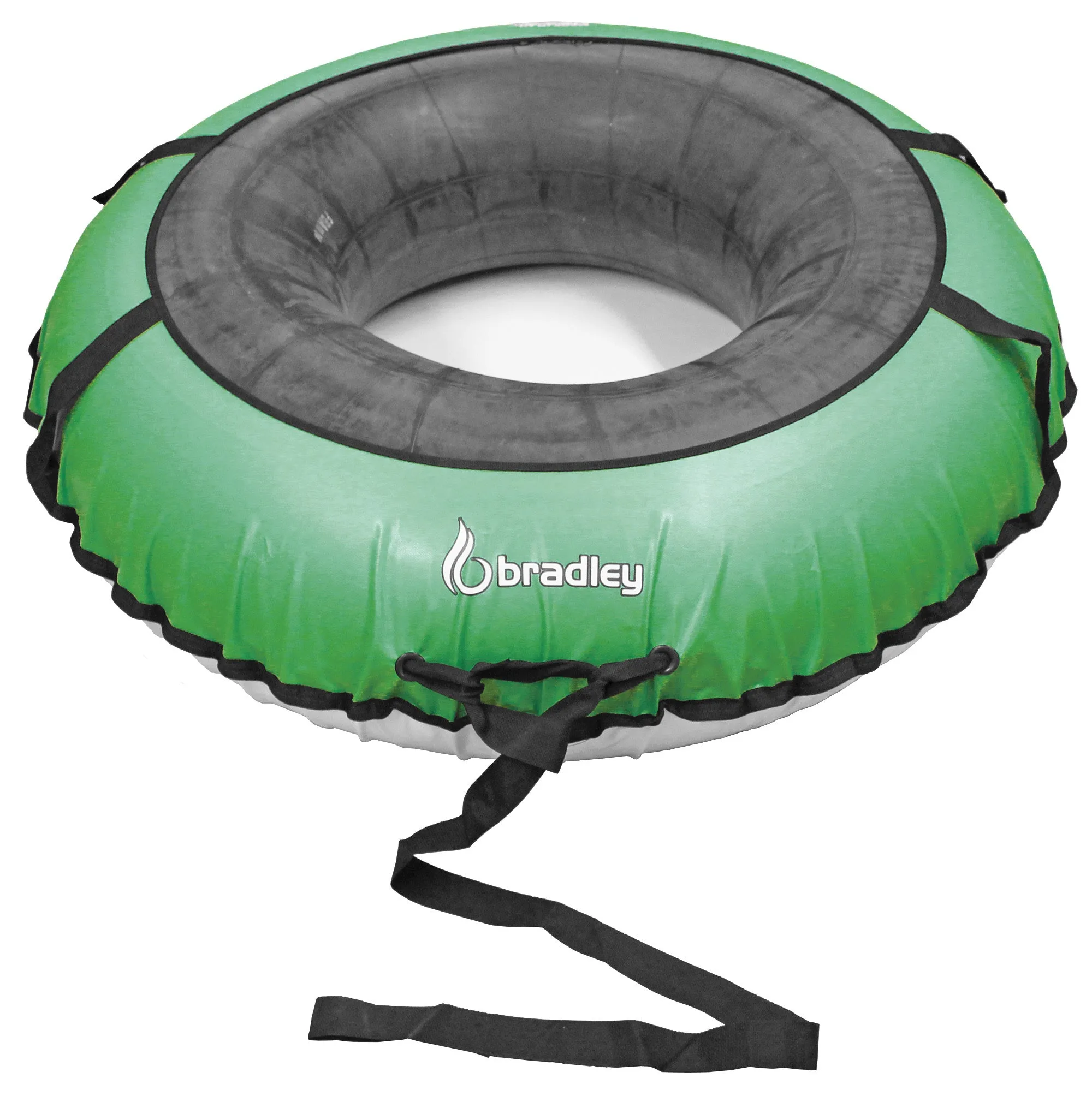 Bradley Colossal 60" Snow Tube with Slick, Heavy-Duty Bottom for Fast Sledding  Large Rubber Truck Tire Tube with Cover, 4 Handles, Patented Tow Strap and made in USA