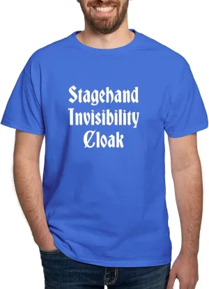 CafePress Stagehand Invisibility Cloak Dark T Shirt Men's 100% Cotton, Classic Graphic Dark T-Shirt