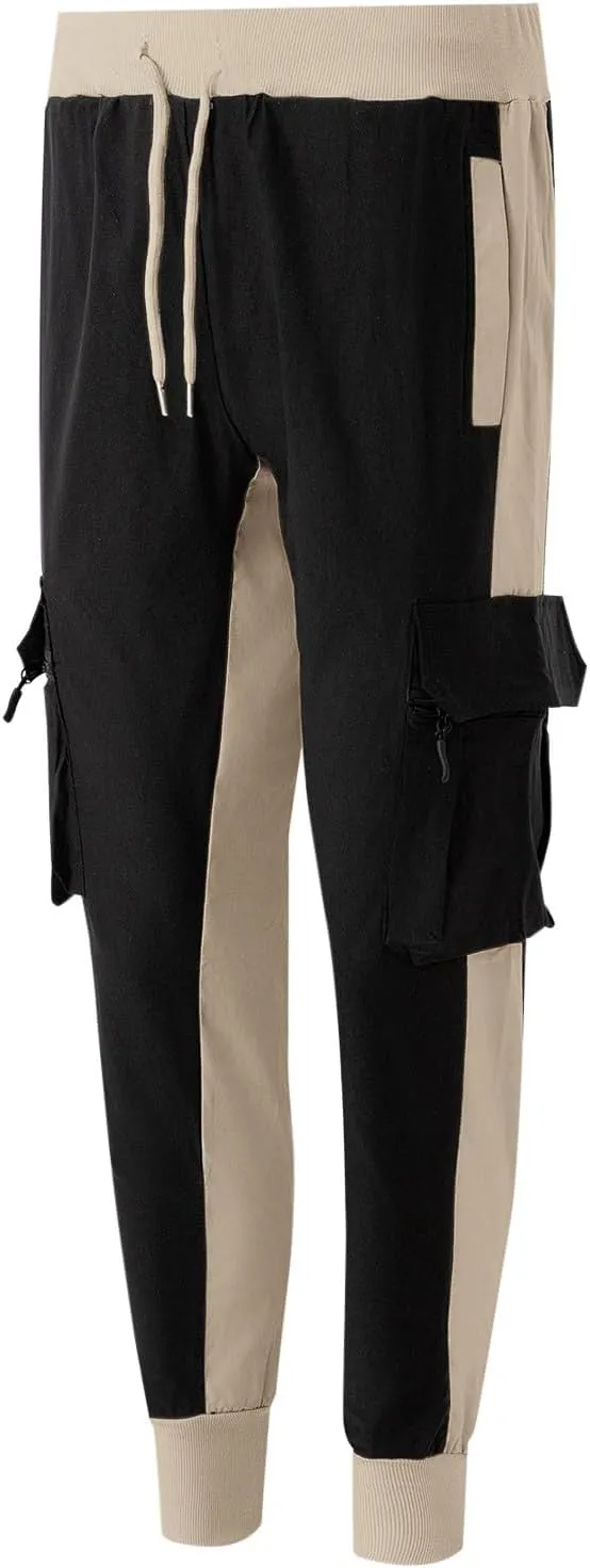 Cargo Pants for Men Men's Spring Summer and Autumn Casual Mid Elastic Multi Pocket Slim Fit Overalls Outdoor Pantalones