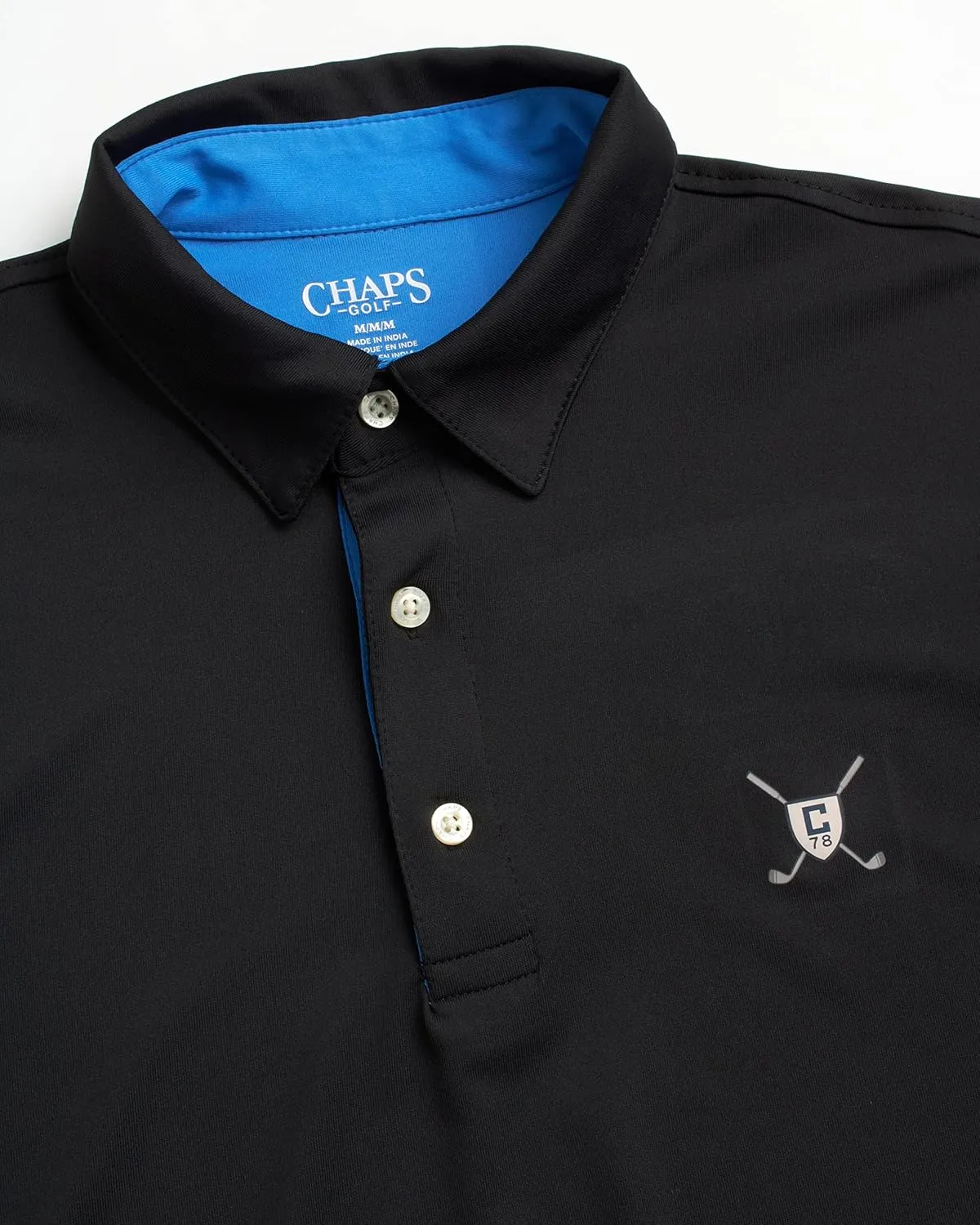 Chaps Men's Polo Shirt - Dry Fit Performance Short Sleeve Golf Polo Shirt for Men (S-2XL)