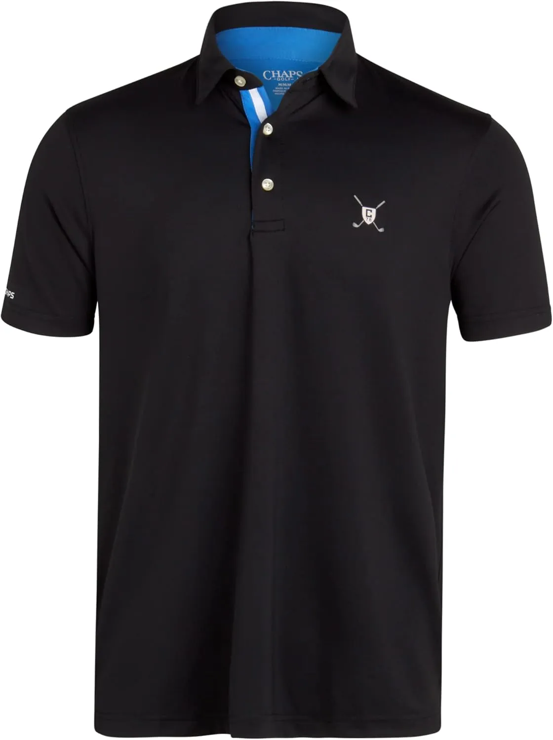 Chaps Men's Polo Shirt - Dry Fit Performance Short Sleeve Golf Polo Shirt for Men (S-2XL)
