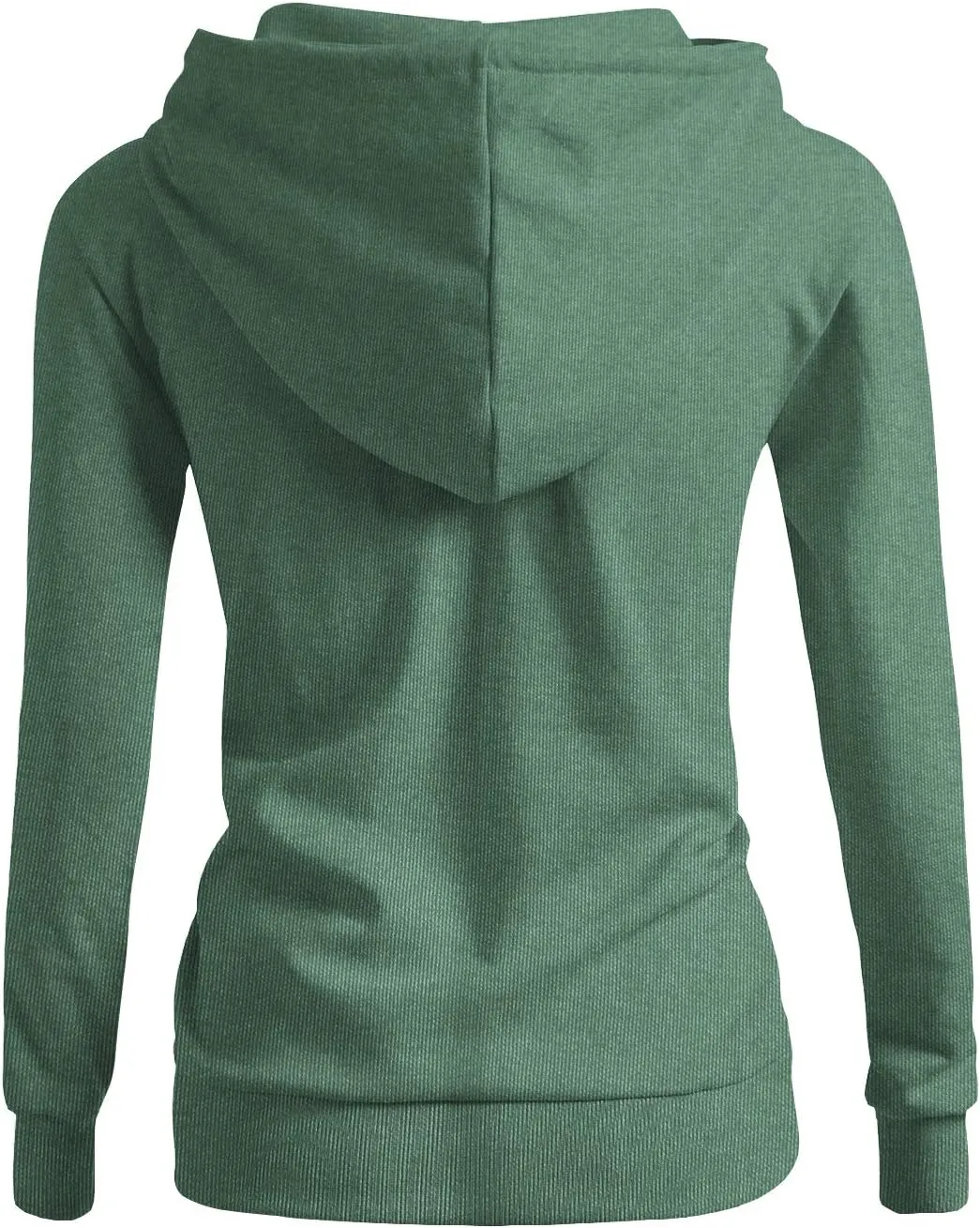 CLOVERY Women's Solid Hoodie Pocket Long Sleeve Hoodie