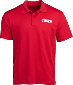 Coach | Coaching Polo Shirt - Royal Blue, Red, Green, Navy, Black Performance Men Women Collared Shirt