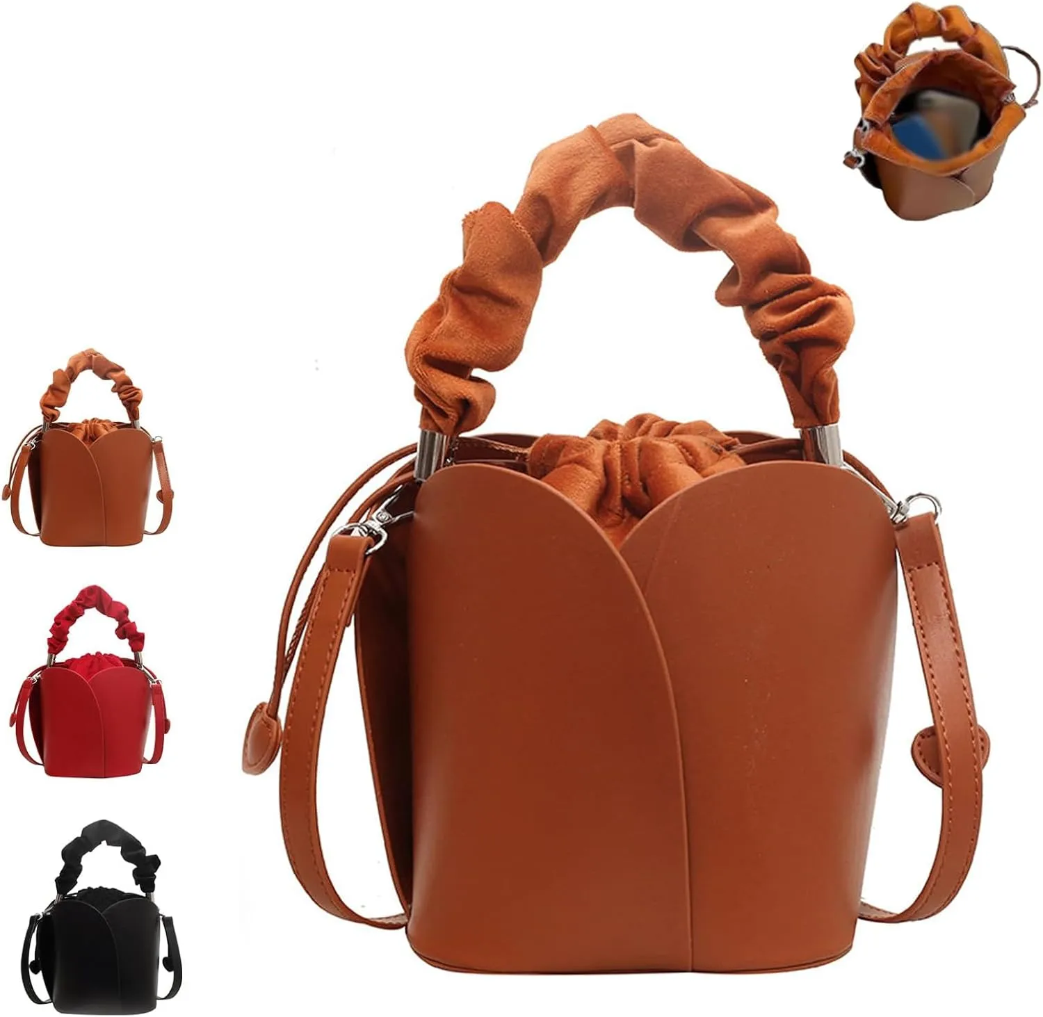 Creative Petal Bag, Large Capacity Design Shoulder Bags for Women, Lady Noble and Elegant Versatile Crossbody Bags Purses