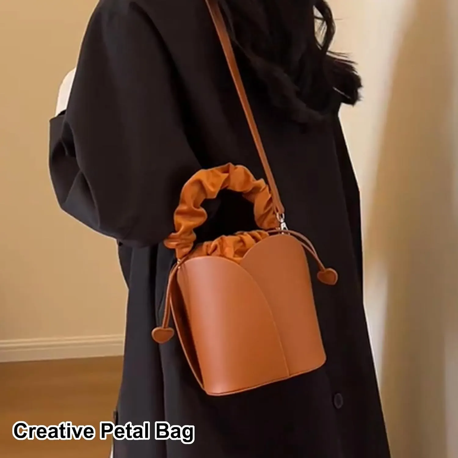 Creative Petal Bag, Large Capacity Design Shoulder Bags for Women, Lady Noble and Elegant Versatile Crossbody Bags Purses