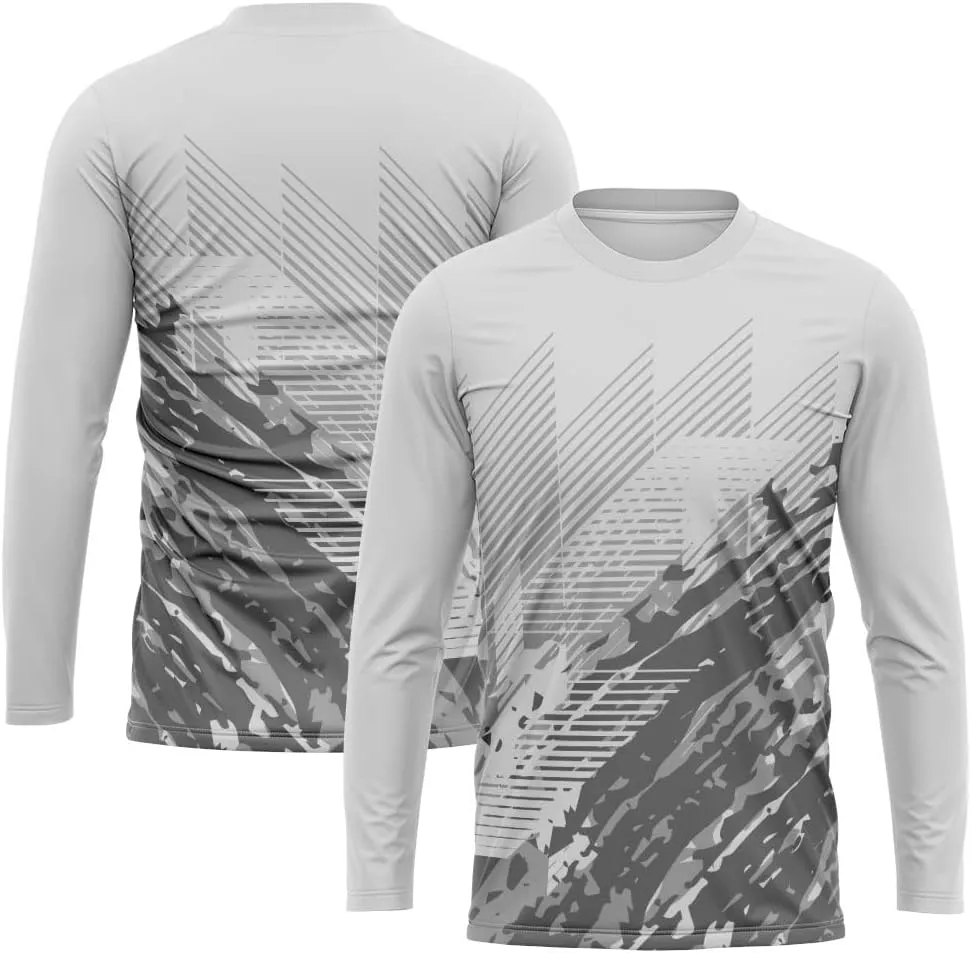 Custom T Shirt Long Sleeve Basketball Soccer Football Shooting T-Shirt for Adults and Kids