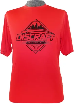 Discraft Trees Rapid Dry Performance Short Sleeve Disc Golf T-Shirt