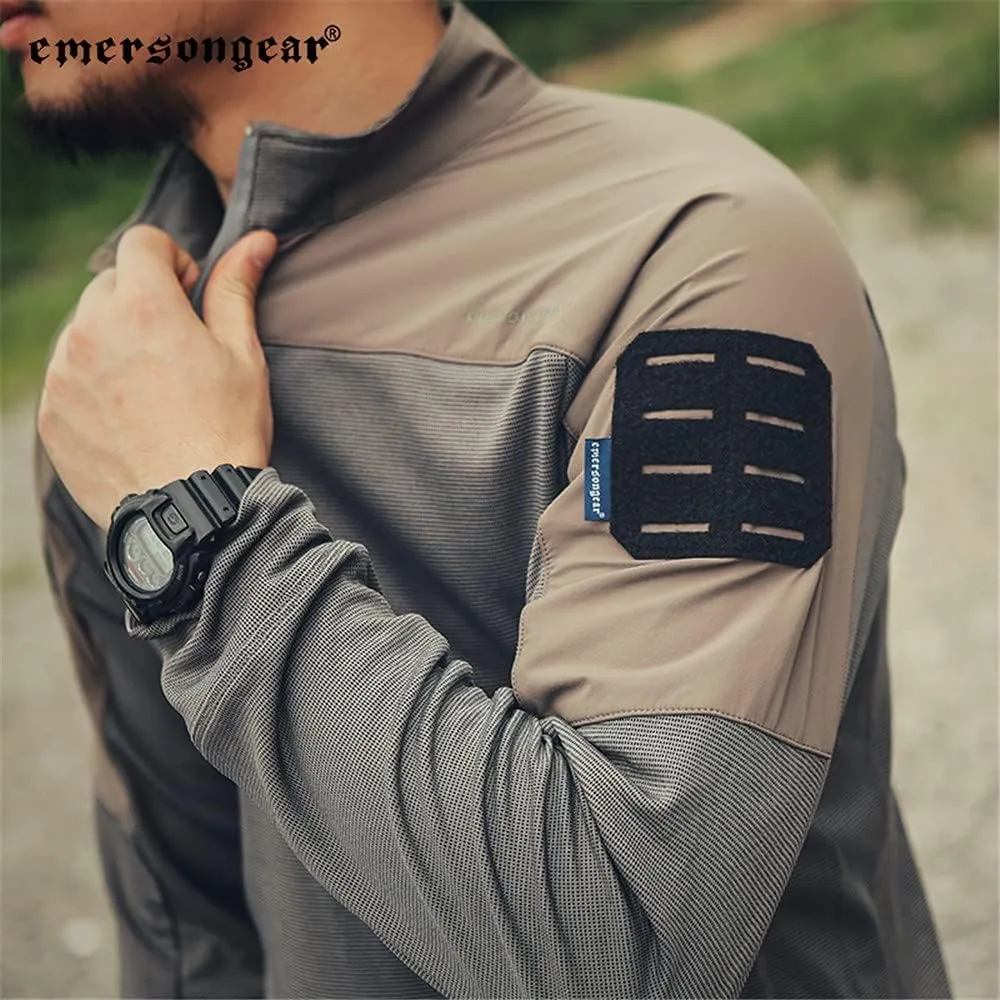 EMERSONGEAR Men's Tactical Long Sleeve Shirt, Combat Airsoft Paintball Hiking Quick Dry Slim Fit T-Shirt