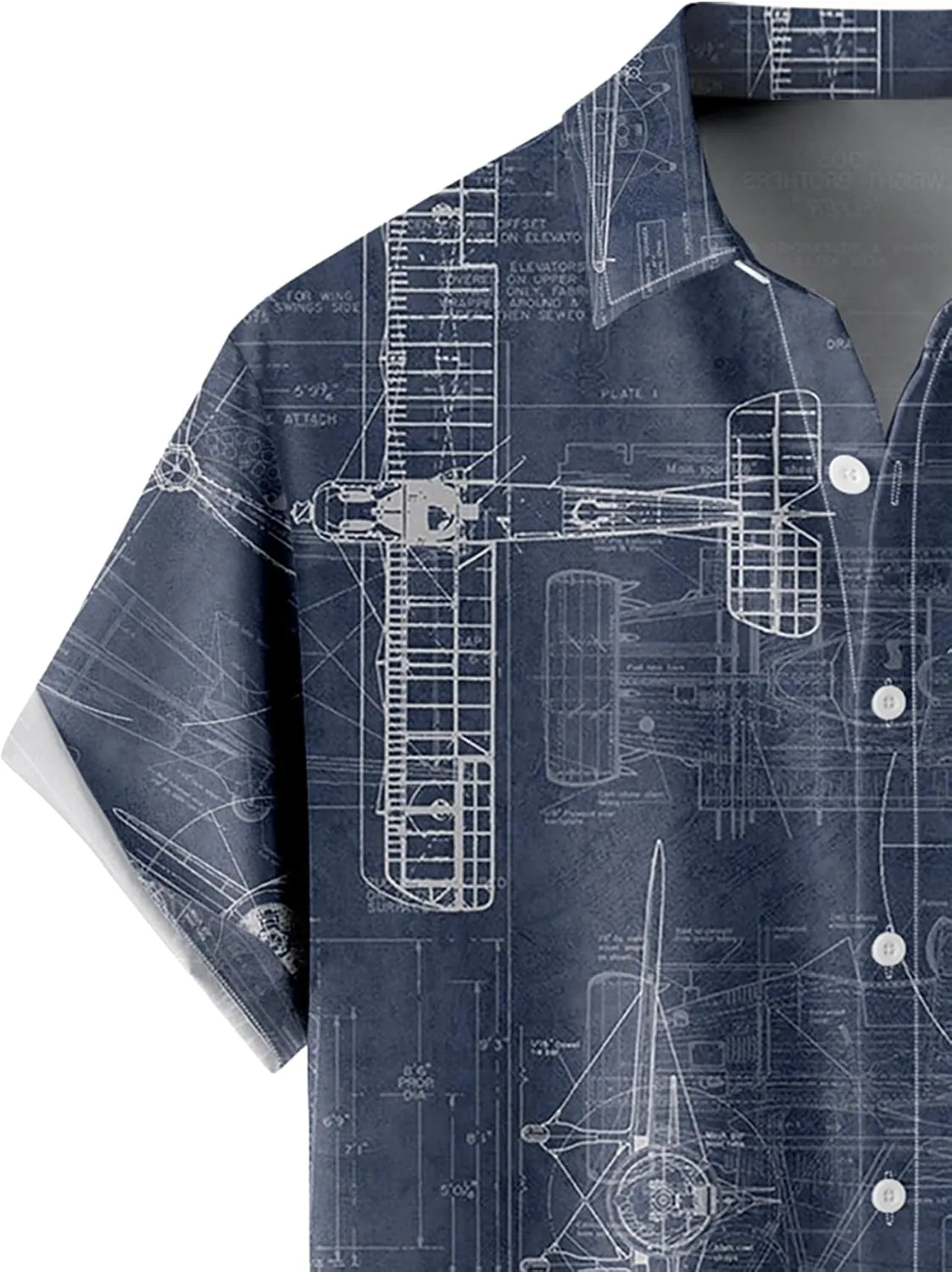 Hawaiian Shirt for Men Tropical Loose Fit Shirt Short Sleeve Casual Button Down Holiday Beach Shirts with Pocket
