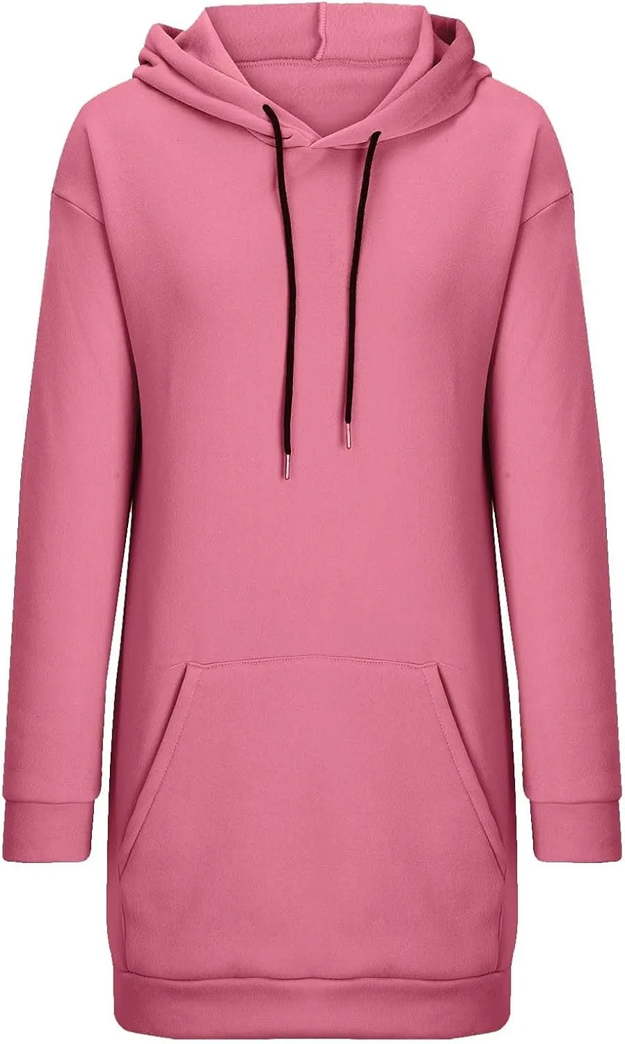 Hoodie Dress for Women 2025 Plus Size Trendy Comfy Long Sleeve Spring Sweatshirts Casual Cute Pullover with Pockets