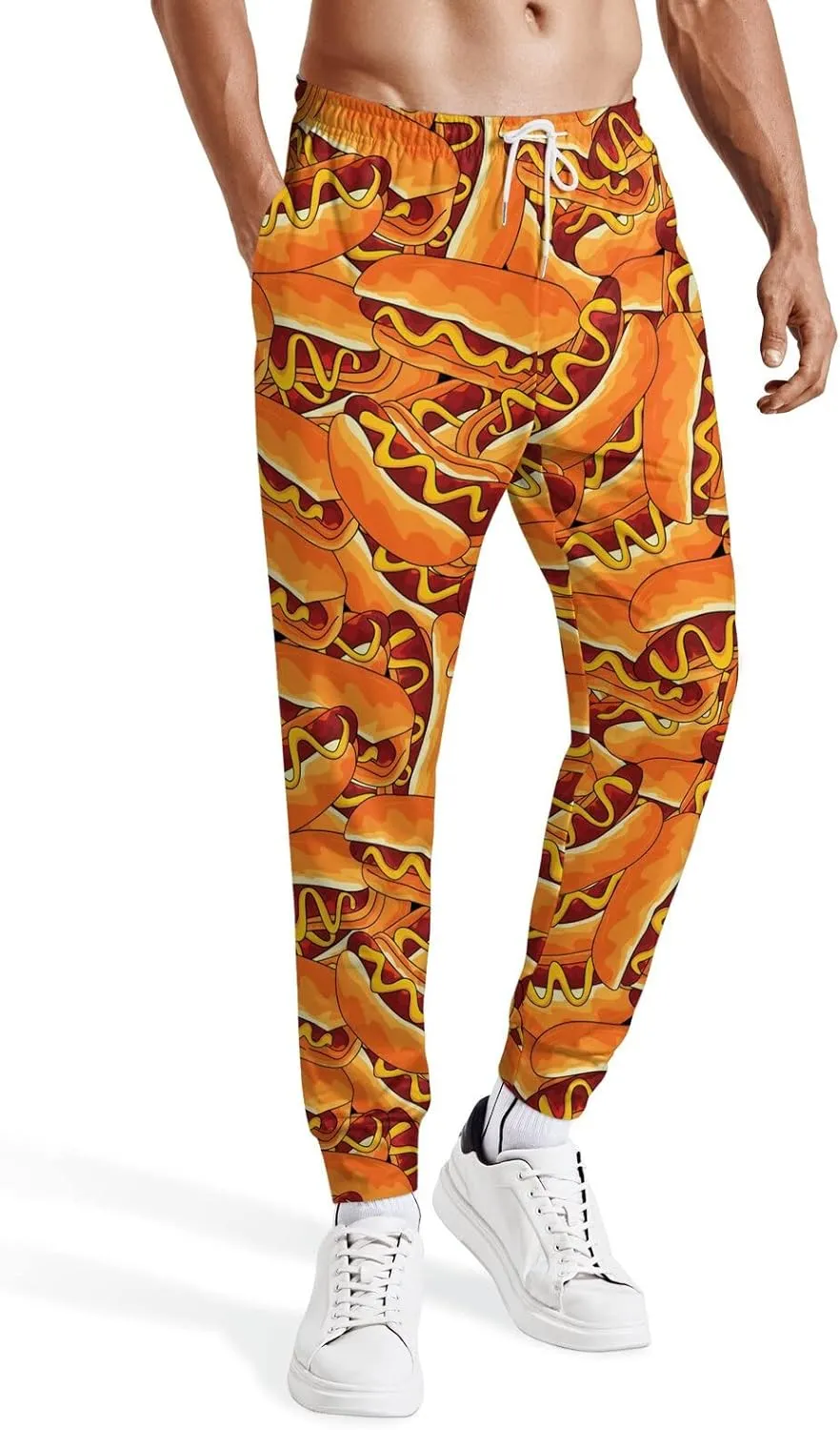 Joggers for Men Funny Pants Casual Track Pants Rave Outfit Athletic Trousers