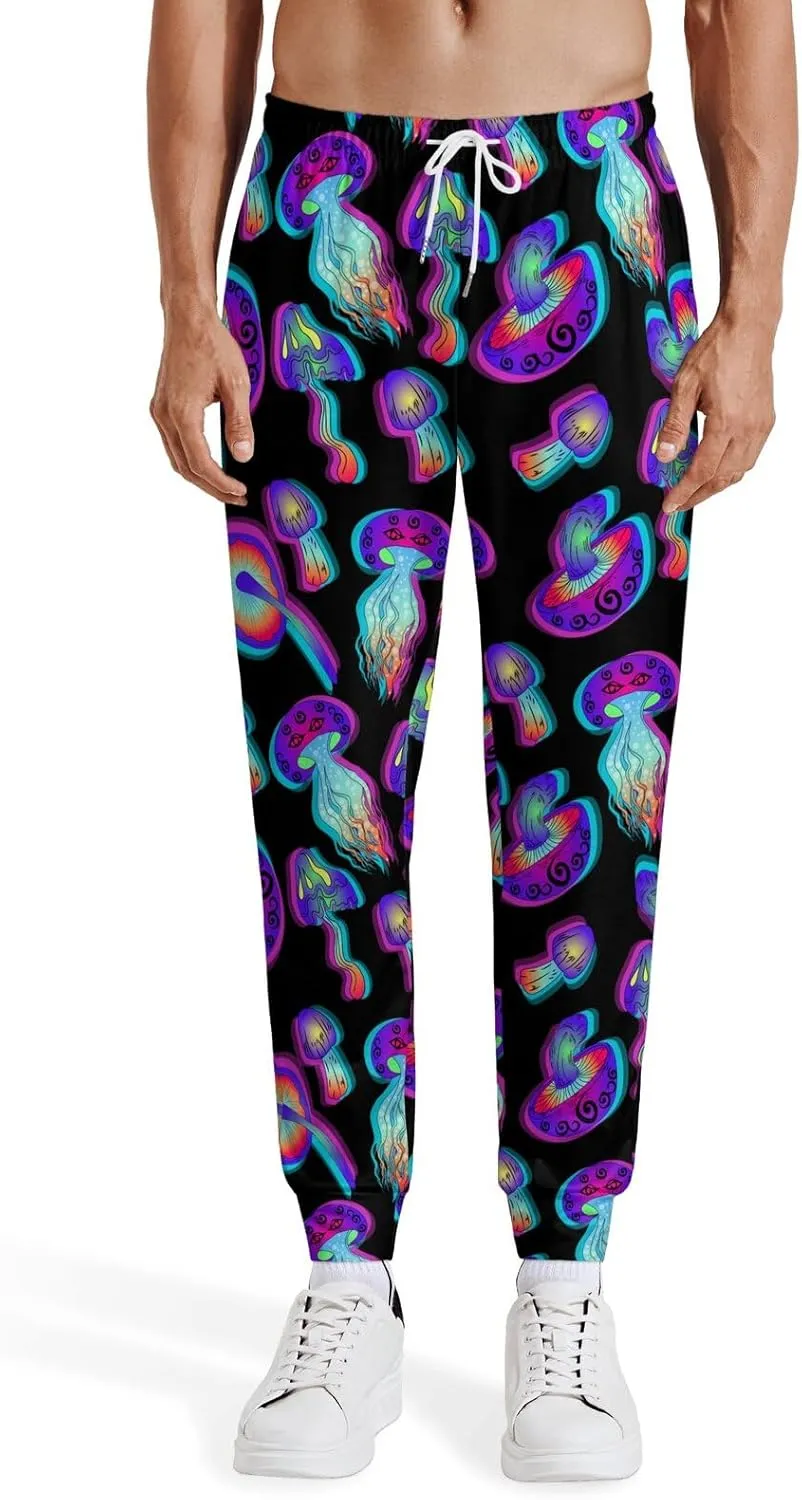 Joggers for Men Funny Pants Casual Track Pants Rave Outfit Athletic Trousers