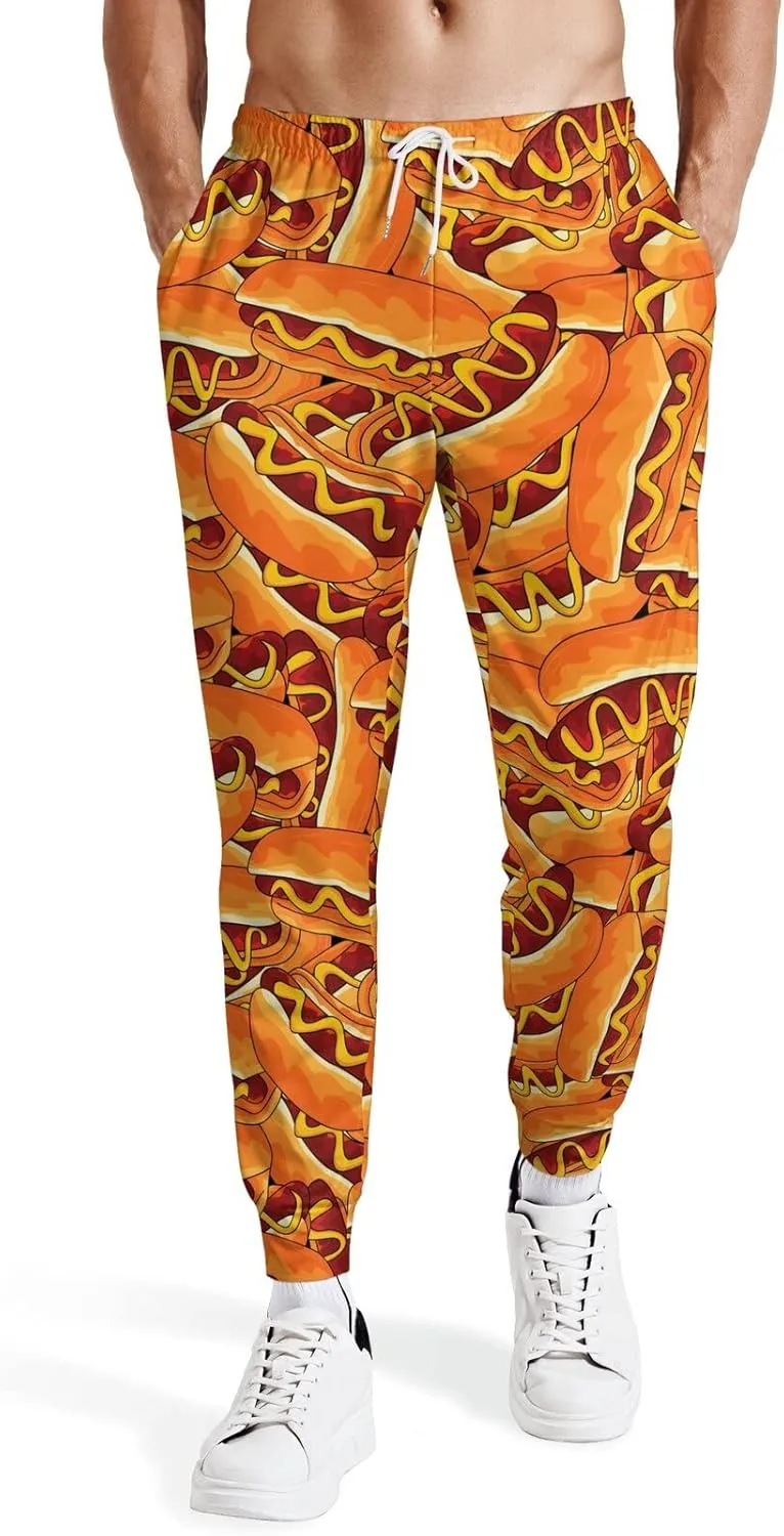Joggers for Men Funny Pants Casual Track Pants Rave Outfit Athletic Trousers