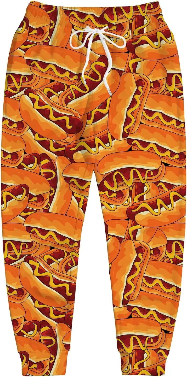 Joggers for Men Funny Pants Casual Track Pants Rave Outfit Athletic Trousers