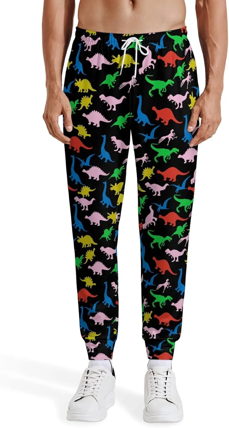 Joggers for Men Funny Pants Casual Track Pants Rave Outfit Athletic Trousers