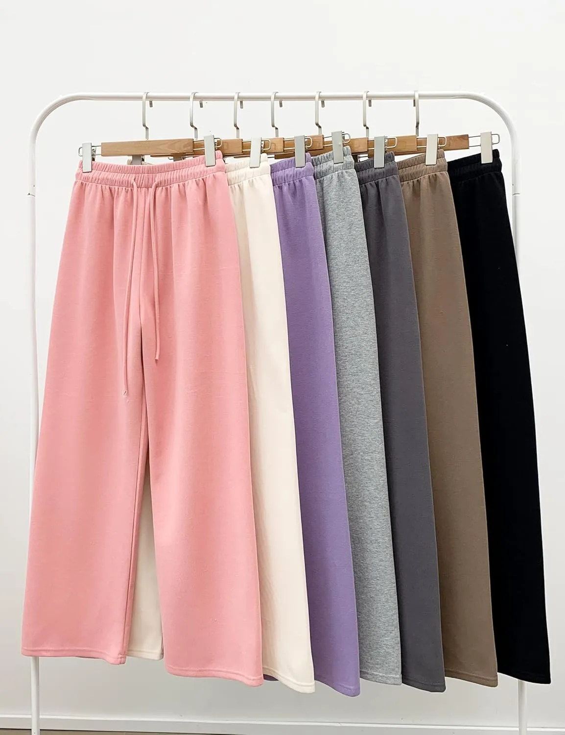 Kiench Teens Girls' Straight Leg Sweatpants High Waisted Baggy Joggers Drawstring