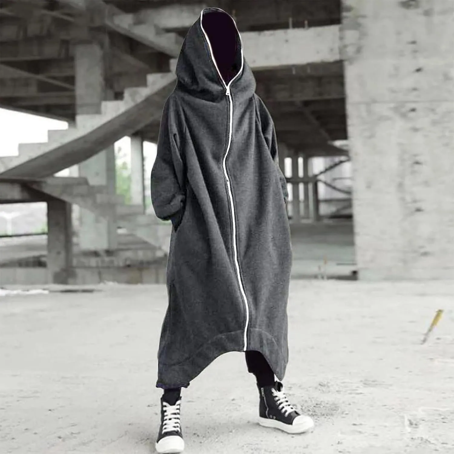 LCMTWX Hoodies for Guys Hoodie Splicing Large Size Sweater Jacket Pullover Hoodie Full Zip Long Sleeve Sweatshirt Men Women