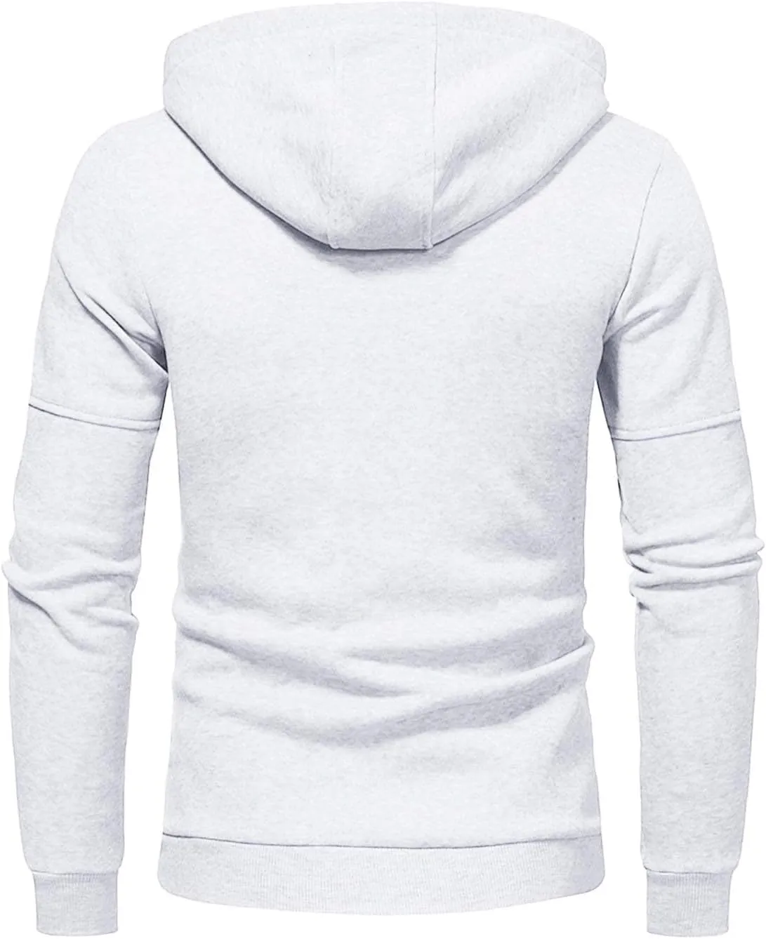 LCMTWX Hoodies for Men Hoodie Splicing Large Size Sweater Jacket Midweight Fleece Sweatshirt Solid Color Sweatshirt With