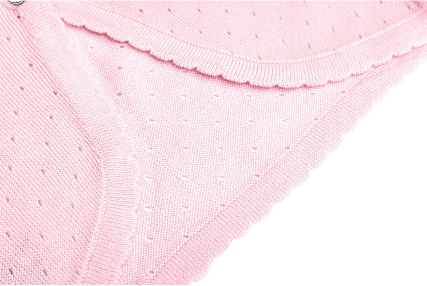 Lilax Little Girls' Knit Long Sleeve One Button Closure Bolero Shrug
