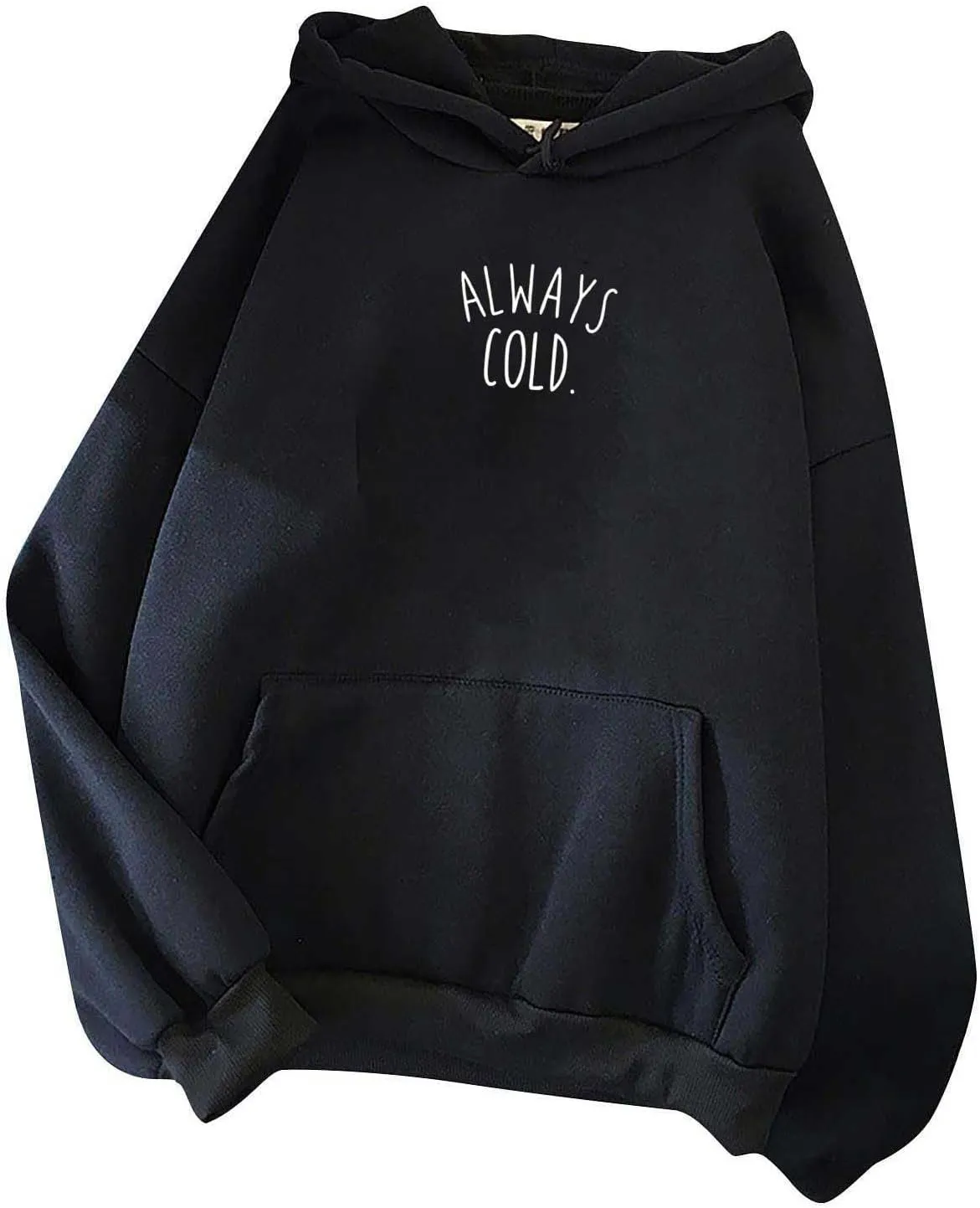 maisdgop Oversized Hoodie for Women Long Sleeve Hooded Sweatshirt Loose Crewneck Drawstring Pullover Print Tops with Pockets