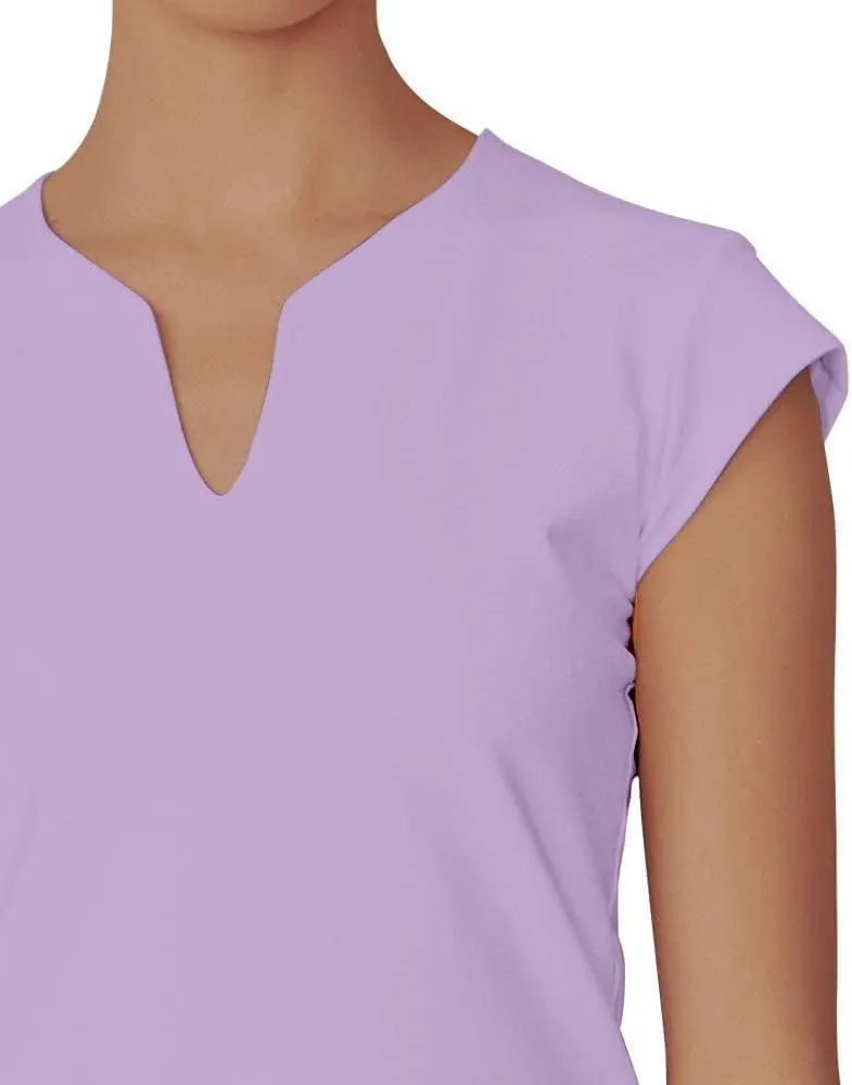 Meja Women Tennis Shirt Short Sleeve,V Neck Golf T Shirt Quick Dry Running Shirts Activewear