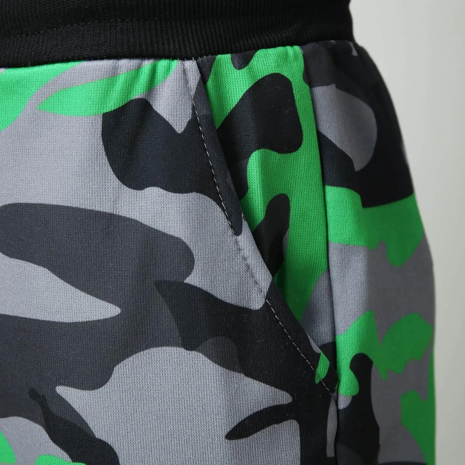 Mens Camo Drawstring Cargo Pants Casual Stretch Sweatpants Athletic Running Tactical Military Trousers with Pockets