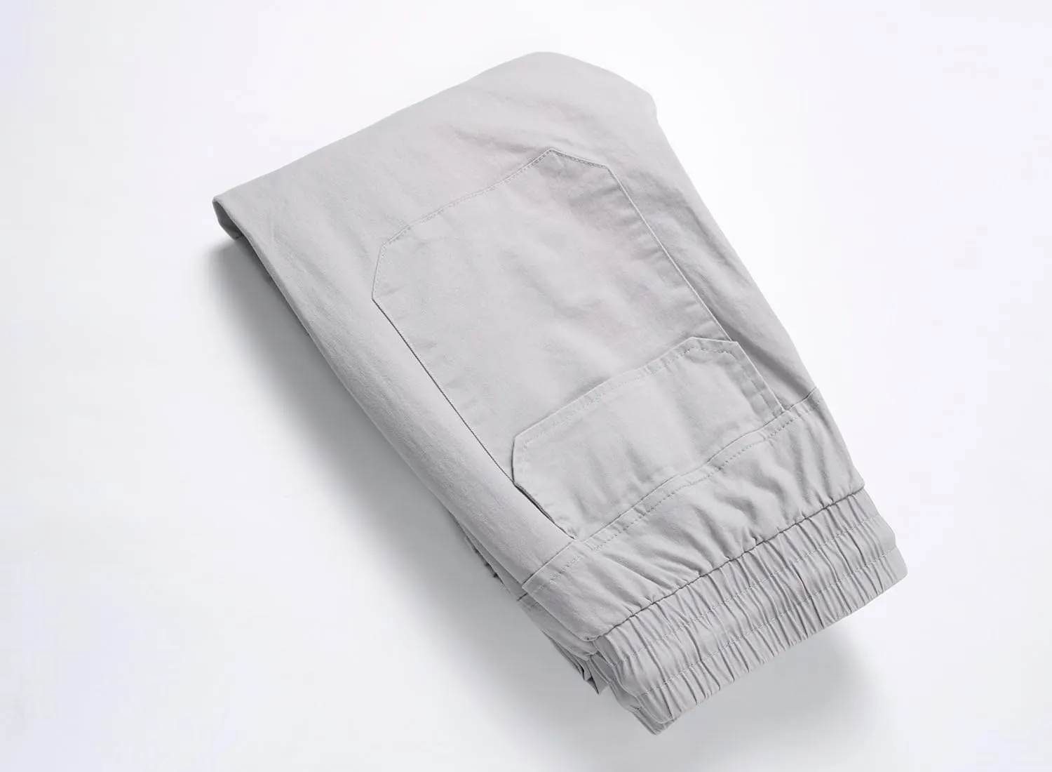 Mens Casual Cargo Joggers Pants Elastic Waist Slim Fit Stretch Chino Work Pants Twill Track Sweatpants Trousers