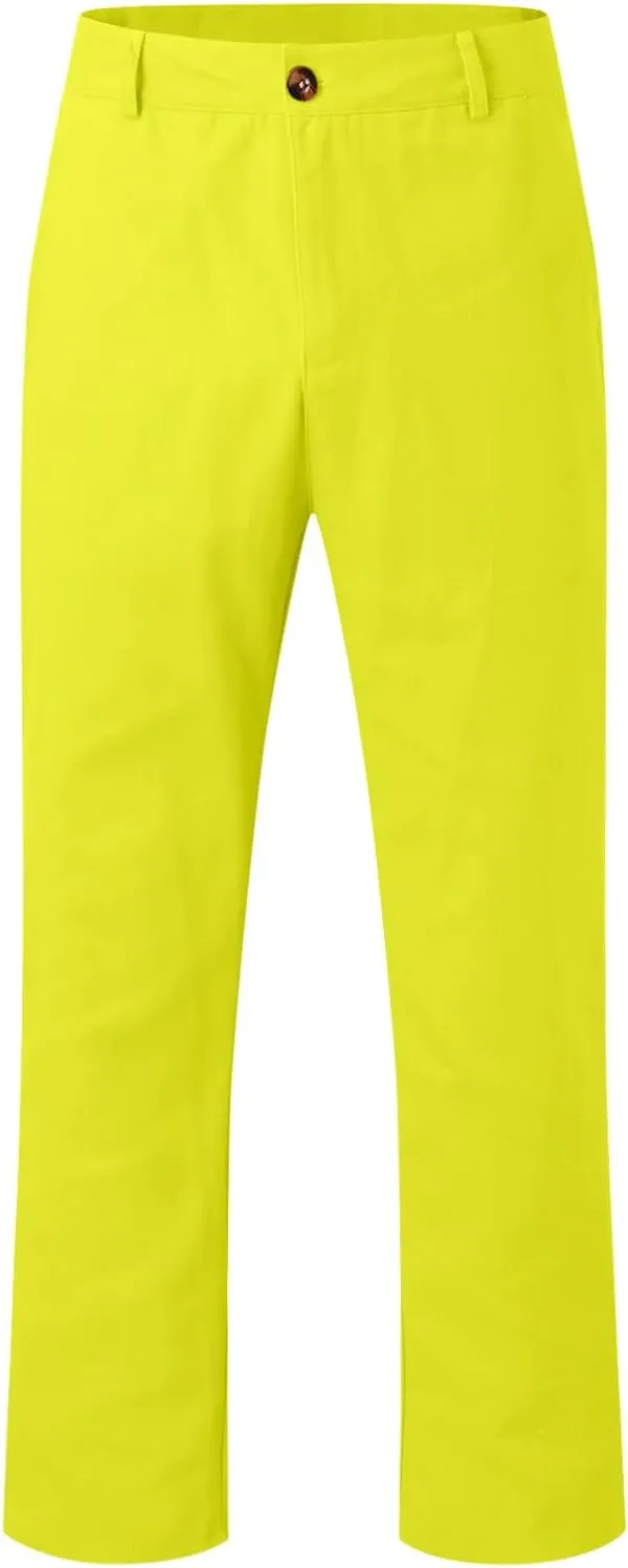Mens Casual Stretch Dress Pants Slim Fit Solid Color Skinny Long Work Pant Flat-Front Business Golf Dress Chinos Pant