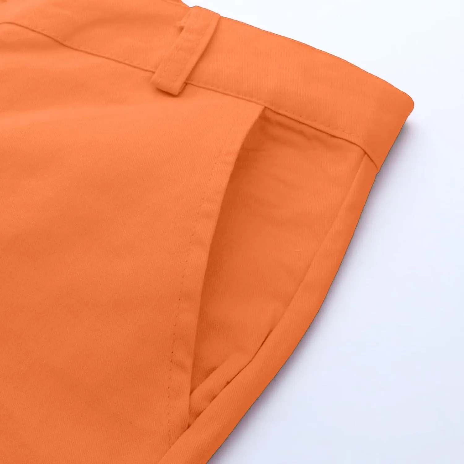 Men's Chino Pants Casual Stretch Waist Tapered Trousers with Pockets Loose Fit Joggers Pockets Tapered Sweatpants