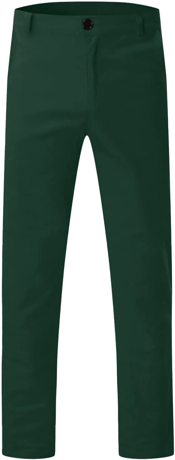 Men's Chino Pants Casual Stretch Waist Tapered Trousers with Pockets Loose Fit Joggers Pockets Tapered Sweatpants