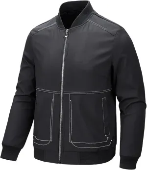Mens Clothes Simple Camouflage Pocket Cardigan Zipper Sweater Jacket Heavyweight Hoodie Mens Zip Up Hoodie Black