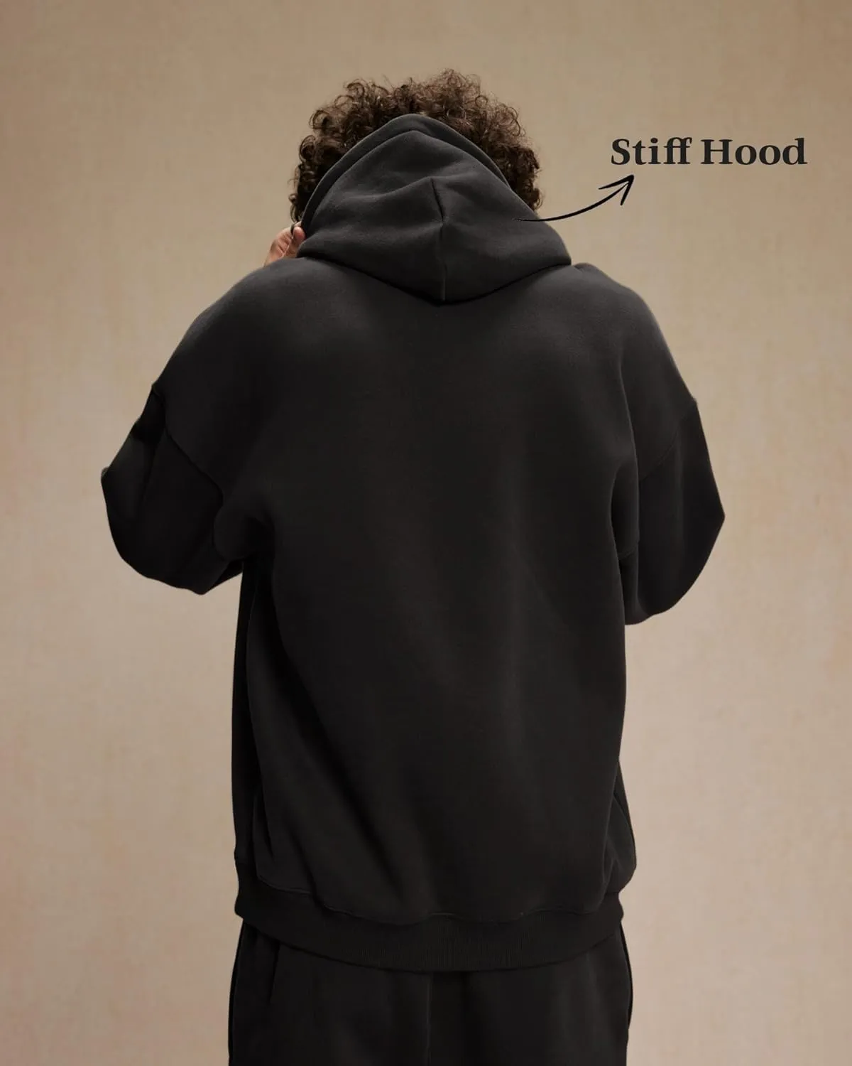 Mens Hoodie Heavyweight Fleece Hoodie Sweatshirt for Men Oversized Pullover Hoodie with Pocket Causal Sportswear