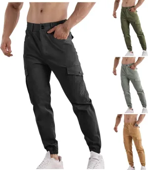 Men's Joggers Casual Lightweight Active Athletic Workout Pants Slim Fit Sports Casual Trendy Pants with Pocket