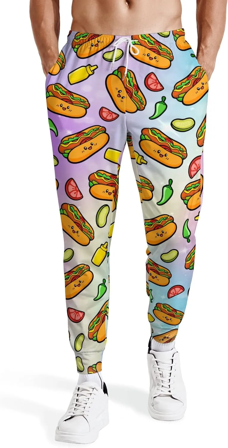 Mens Joggers Pants Corn Sweatpants Sports Trousers Casual Workout Pants