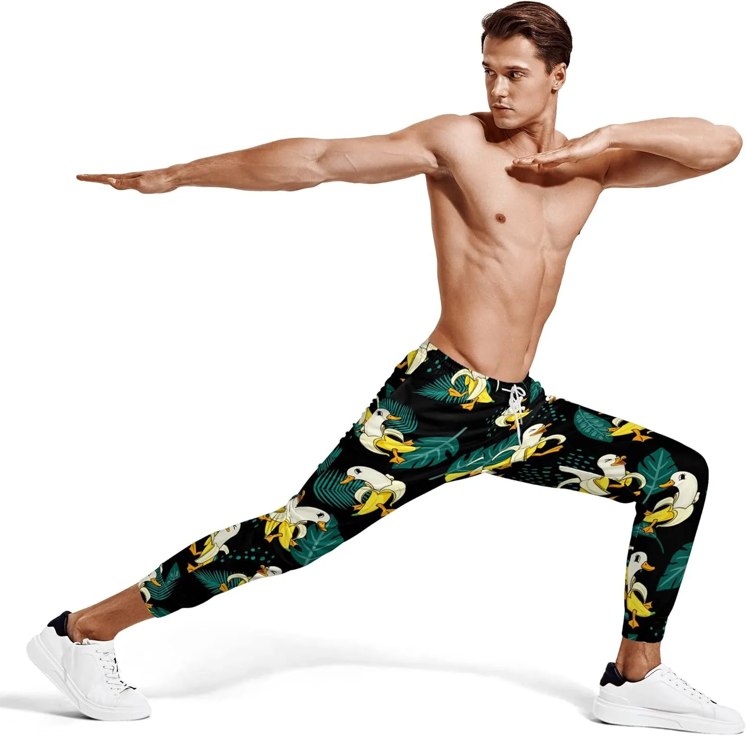 Mens Joggers Pants Corn Sweatpants Sports Trousers Casual Workout Pants