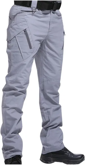 Men's Outdoor Cargo Pant Military Tactical Work Pants Casual Stretch Combat Trousers Hiking Jogger Pant with Pockets