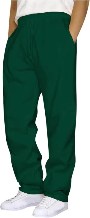 Men's Pants Elastic Waist Fashion Casual Regular Fit Pants for Men Trendy 2025 Spring Summer Vacation Sports Pants