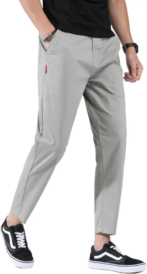 Men's Slim-Fit Casual Stretch Flat Front Khaki Pant Standard and Big & Tall Sizes Chino Pant