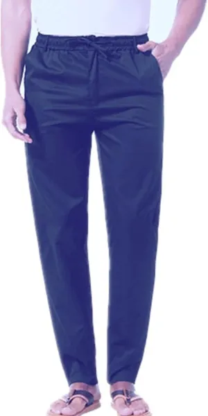 Men's Straight Leg Pleated Work Pants Casual Stretch Waist Solid Trousers Yoga Beach Vacation Slack