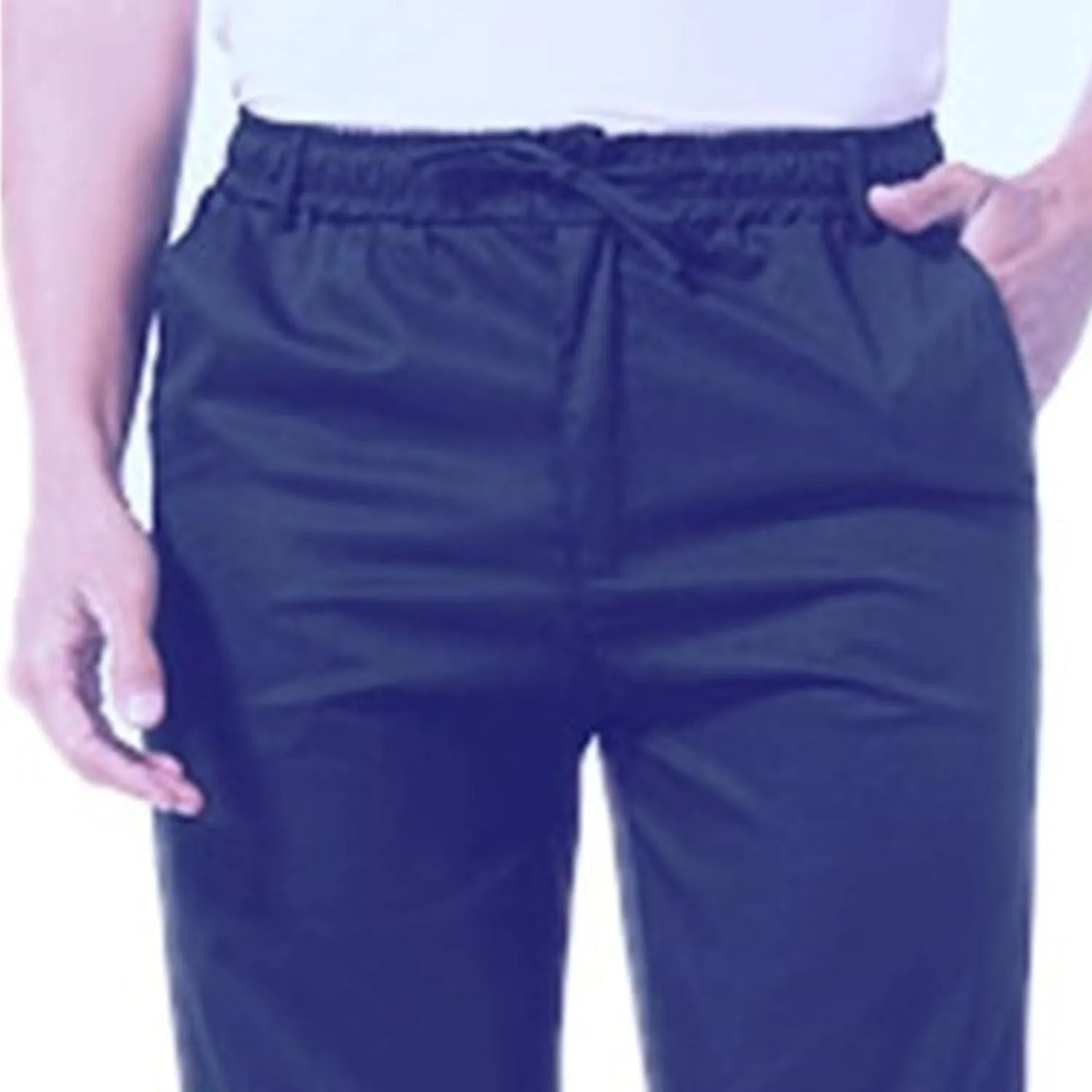 Men's Straight Leg Pleated Work Pants Casual Stretch Waist Solid Trousers Yoga Beach Vacation Slack