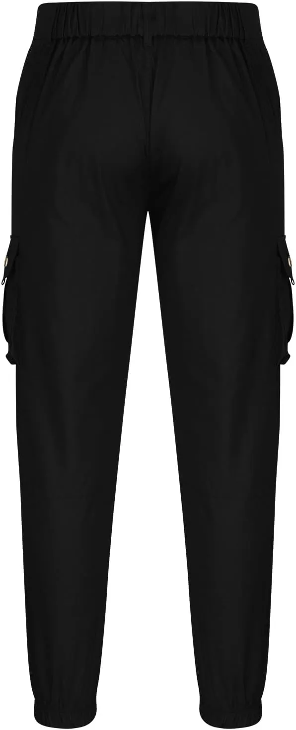 Men's Waterproof Hiking Pants Slim Fit Lightweight Cargo Joggers Stretch Quick Dry Outdoor Pants with Pockets