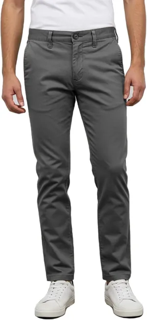 Mersenne Men's Slim Fit Casual Stretch Chino Pants