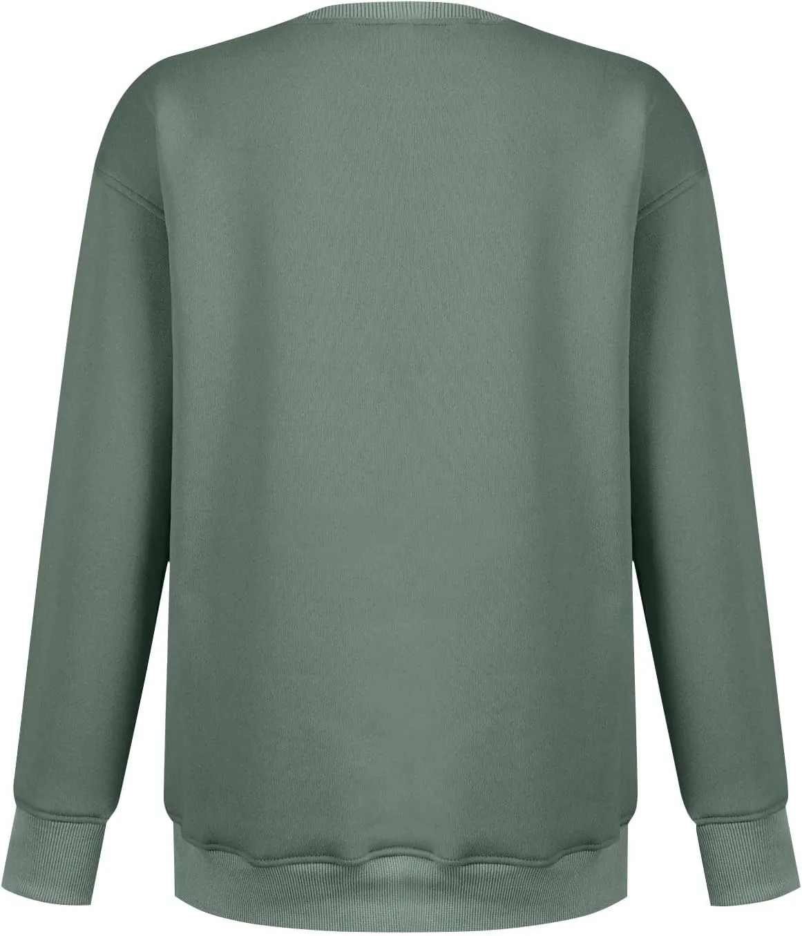 midelxp Crewneck Sweatshirts for Women Cute Long Sleeve Fleece Pullover Tops Casual Loose Fit Y2k Hoodie Fall Clothes 2024